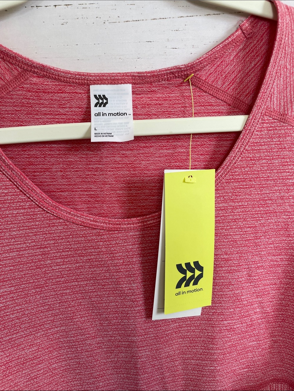 all in motion Workout Tank Top Bundle of 2 in Coral and Gray, size L, both NWT - Picture 2 of 14